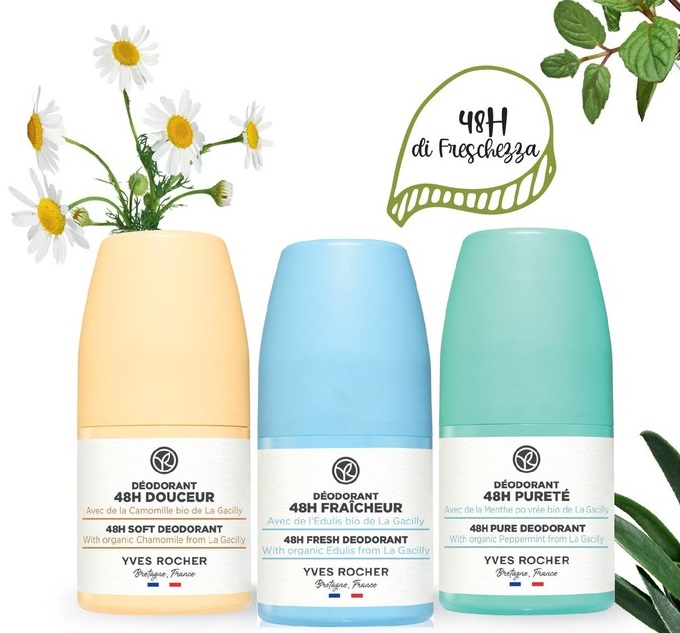 Mẫu mới lăn khử mùi 48h 50ml yves rocher