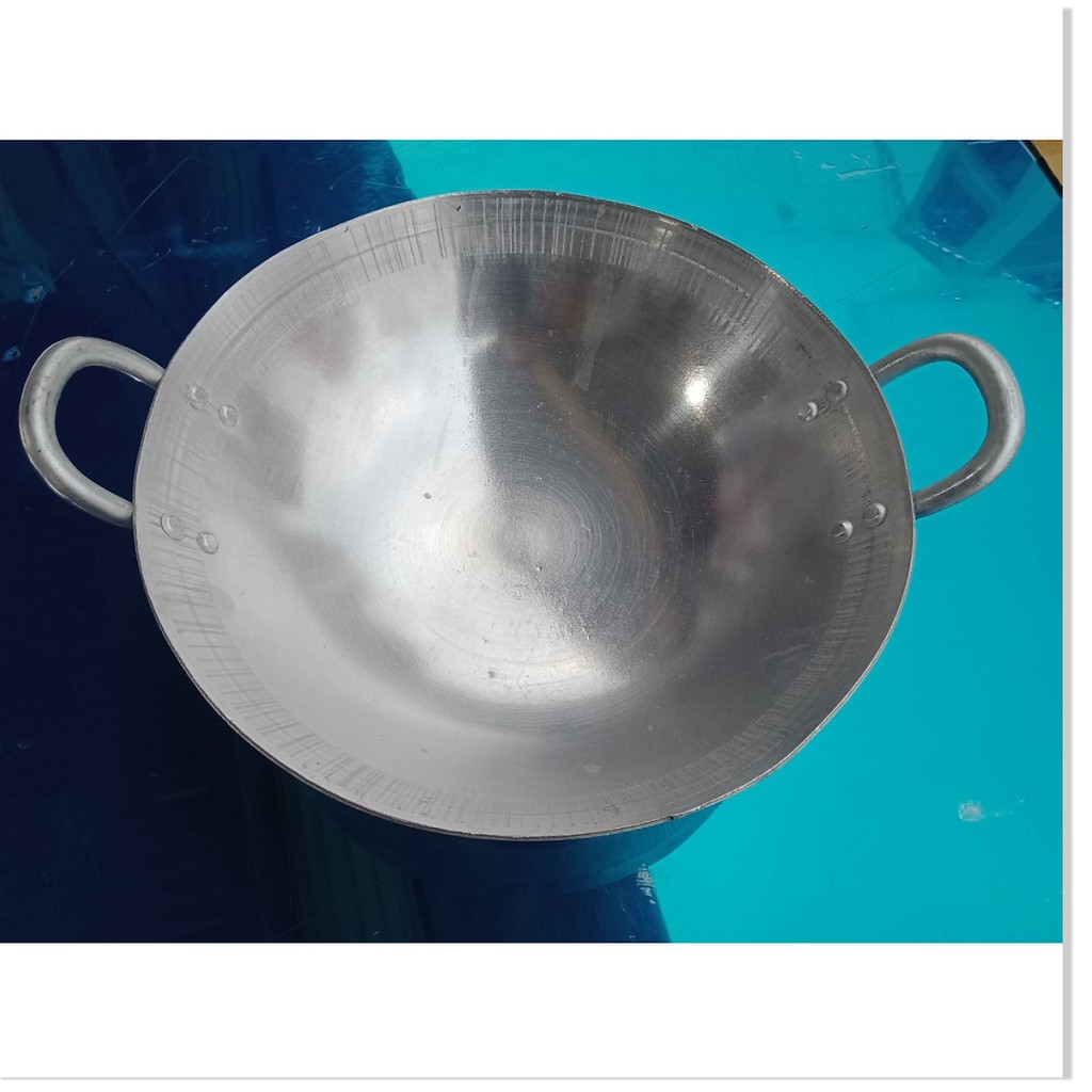 Chảo nhôm công nghiệp chuyên dụng cho nhà hàng, khách sạn, bếp ăn tập thể- 60cm