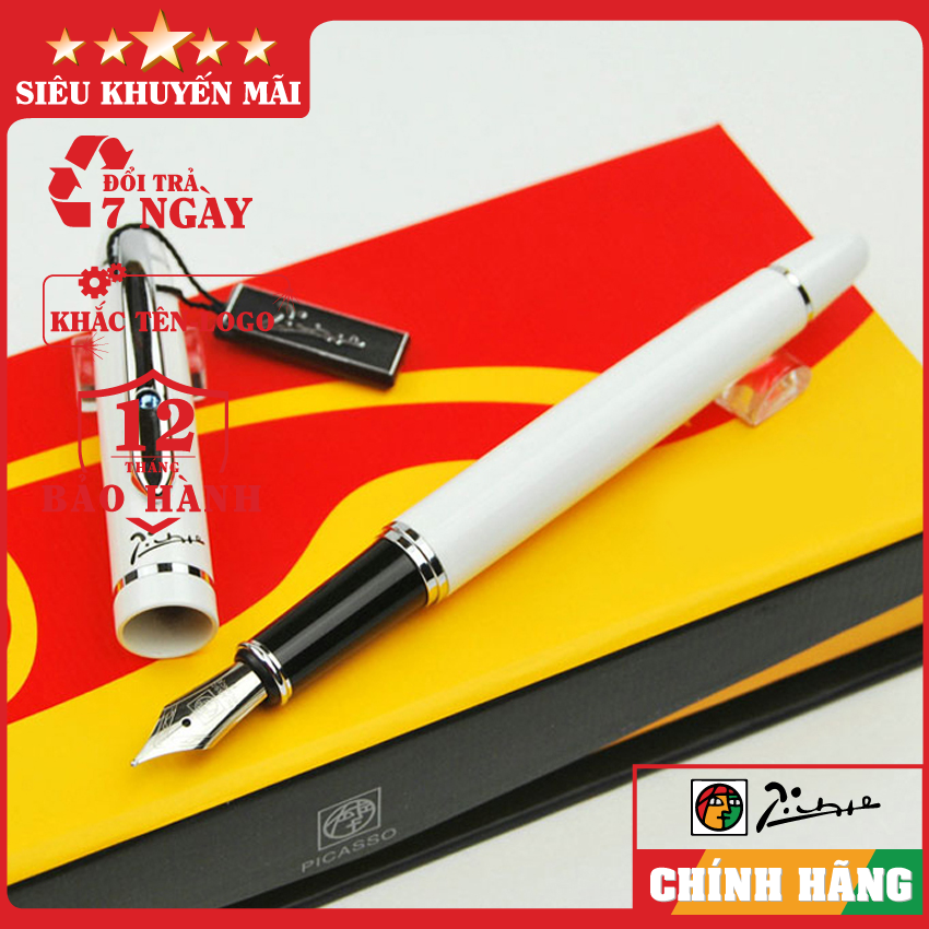 Bút ký cao cấp - Bút máy cao cấp Picasso 608FWH - Bút ký chính hãng - Khắc tên theo yêu cầu