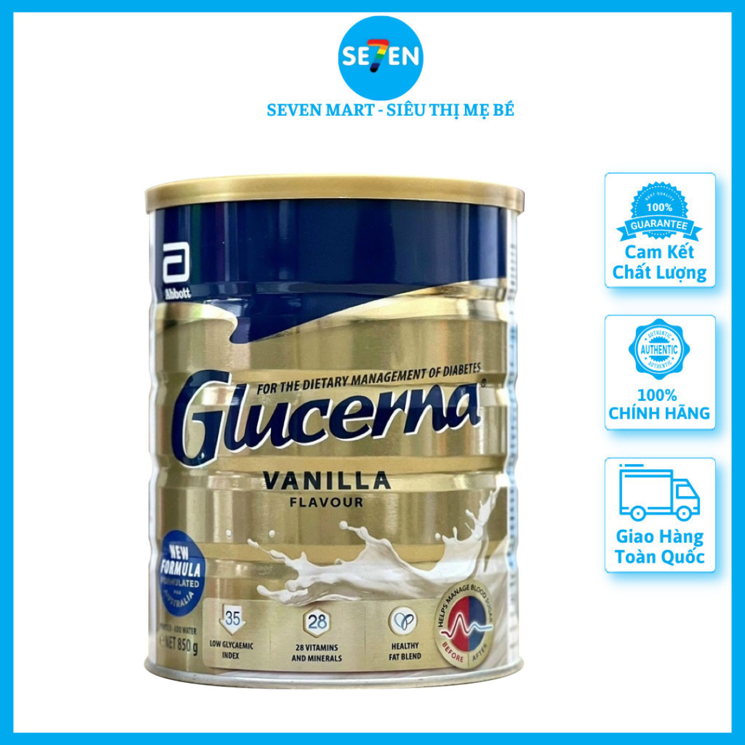 Sữa Bột Dành Cho Người Tiểu Đường Glucerna Vanilla 850g Úc