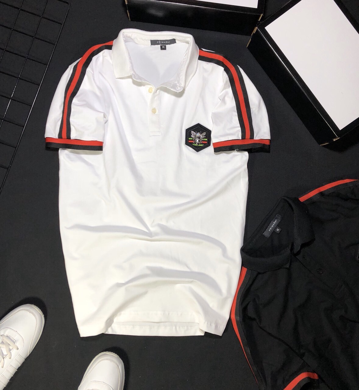 Áo GC logo ong quảng châu cao cấp
