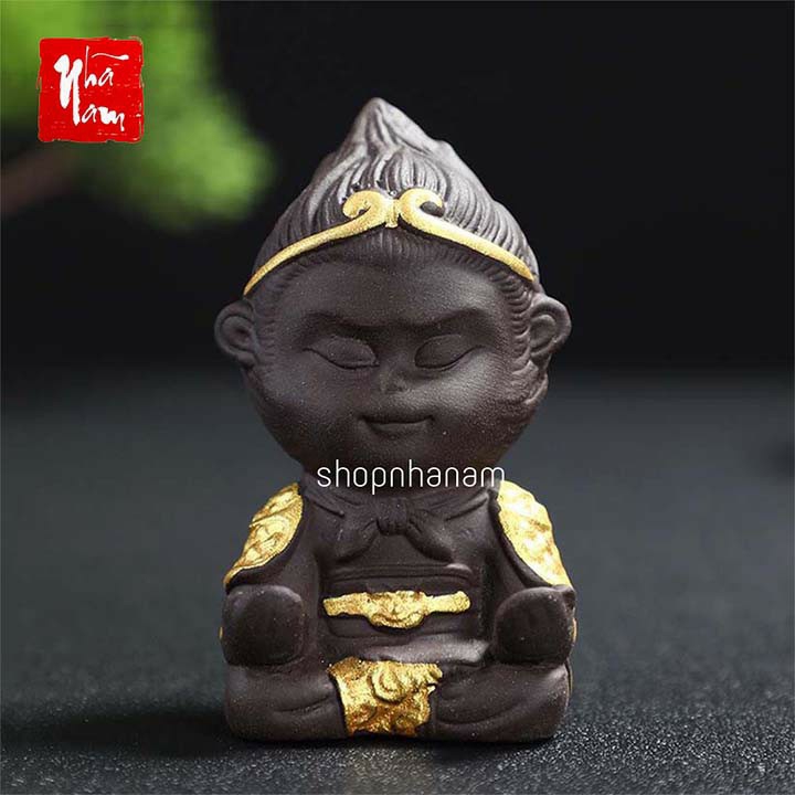 Tượng tôn ngộ không, tượng ngộ không, tượng trang trí bể cá tôn ngộ không Nhã Nam