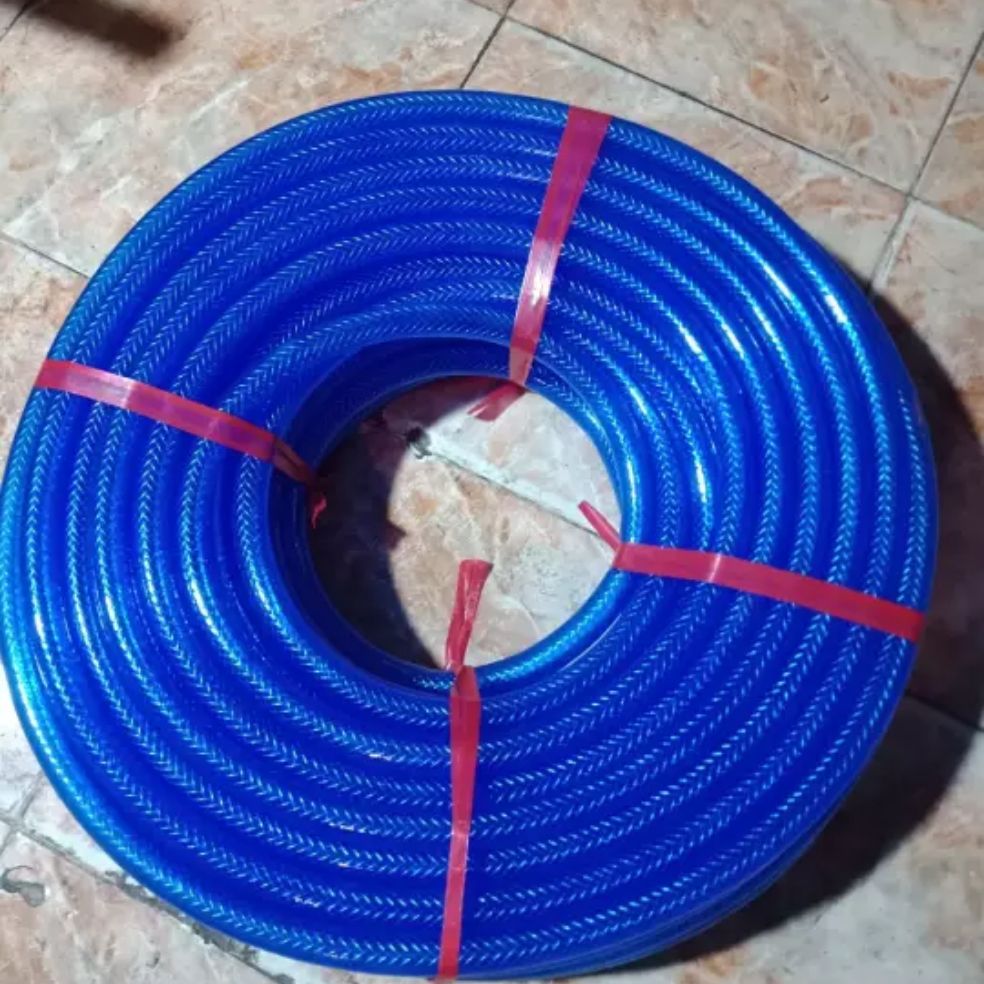 Cuộn Φ16] Ống nước nhựa dẻo màu xanh - Ống lưới xanh cuộn - Dây rửa xe, rửa sân (bán theo cuộn)