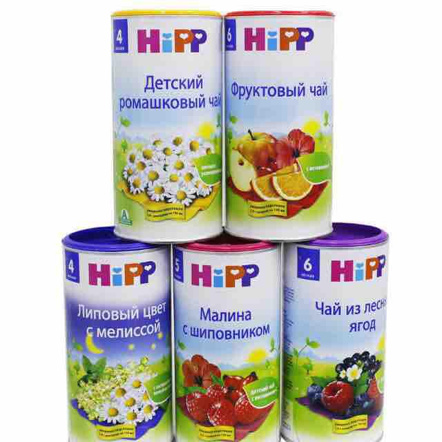 Trà hoa quả hipp nội địa nga cho bé từ 4 tháng tuổi hộp 200g