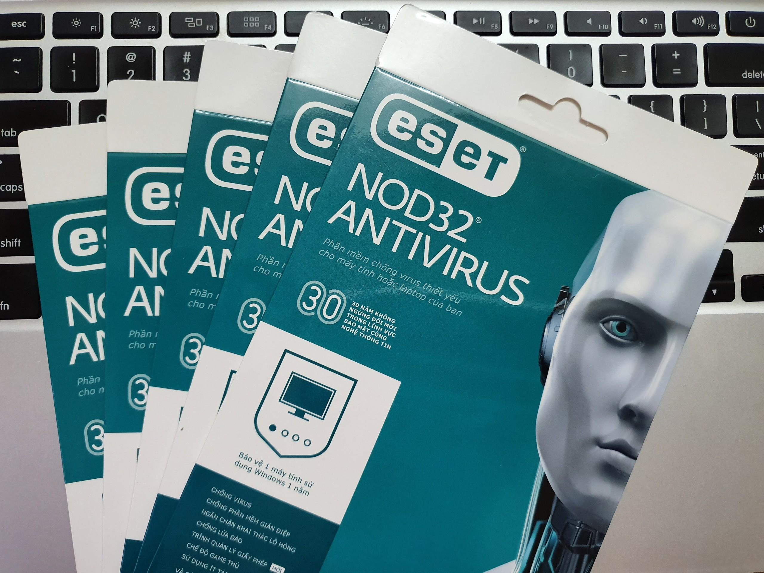 Phần mềm diệt virus eset nod32 1pc 1 năm