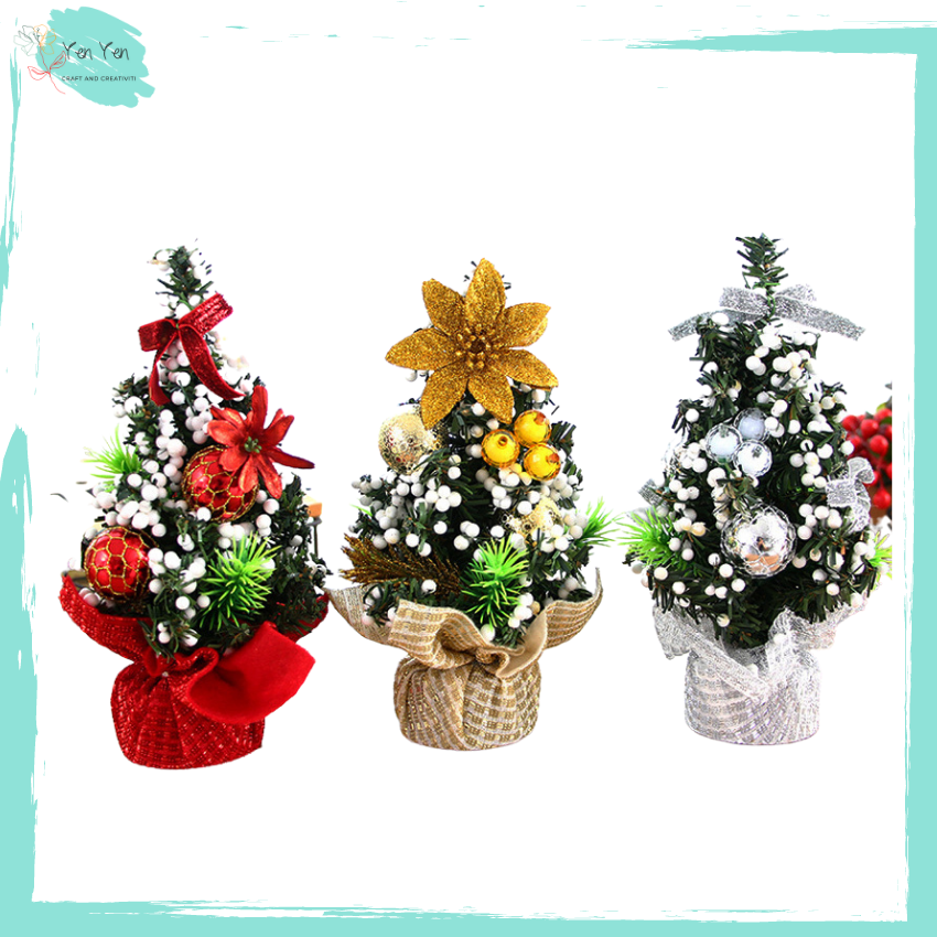 Cây thông noel mini để bàn siêu đẹp Yenyenshop