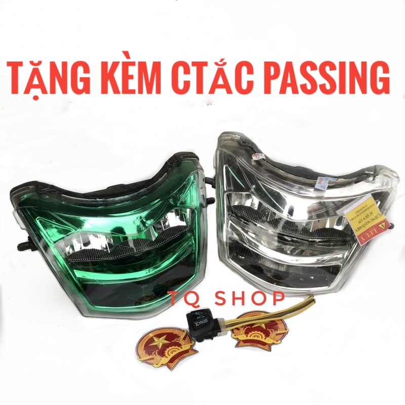 Đèn zinpat 2 tầng hàng 1:1 lắp cho wave alpha 50cc 100cc 110cc(Tặng kèm pasing)