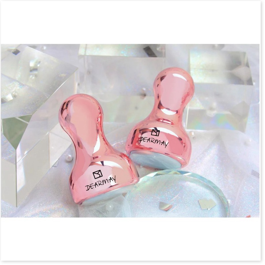 Thanh Lăn Đá Lạnh Massage Đa Năng Dearmay Icy Massager 42g - Rose Gold