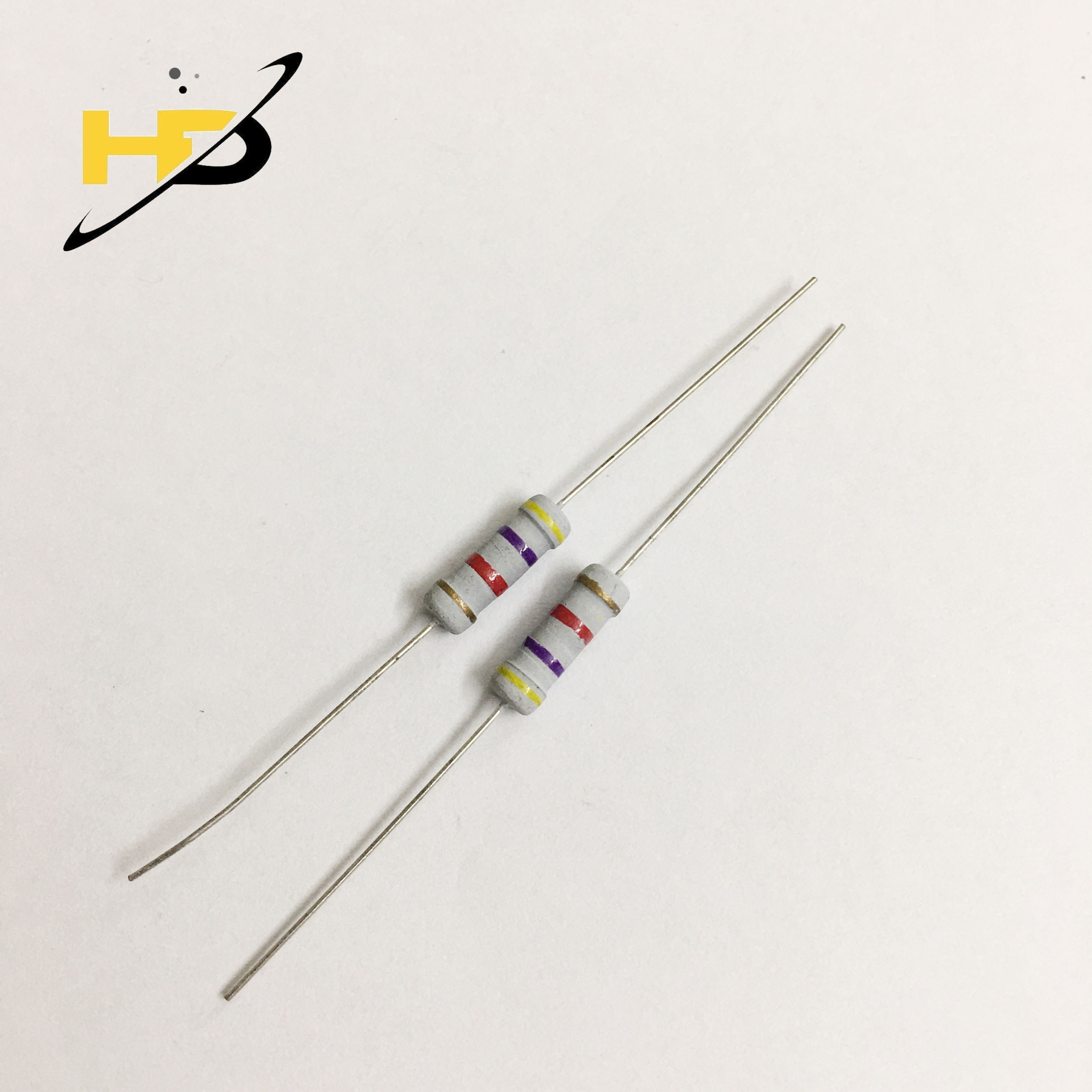 Linh Kiện Điện Tử, Điện Trở Công Suất 1W 4K7,Trở (Mới)