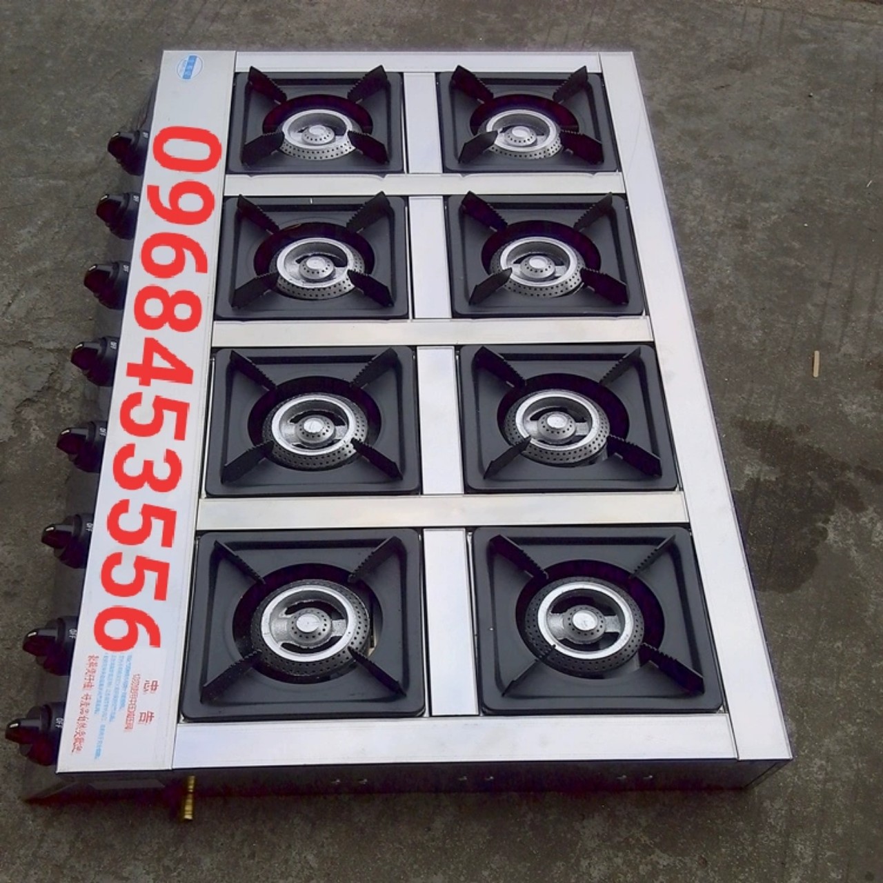 Bếp gas 8 họng-Bếp gas 8 lò-bếp gas nấu mì cay