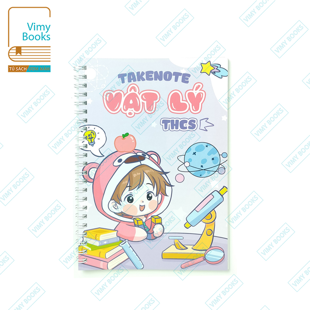 Văn phòng phẩm - sổ tay takenote vật lý thcs - khổ giấy a5