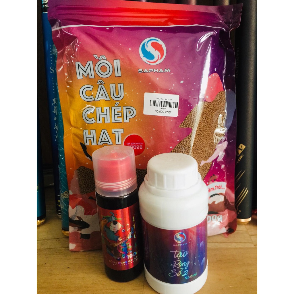 Combo sapham chép chuyên chép mới chép một chai tạo rong chép hạt câu cá nước ngọt câu đài
