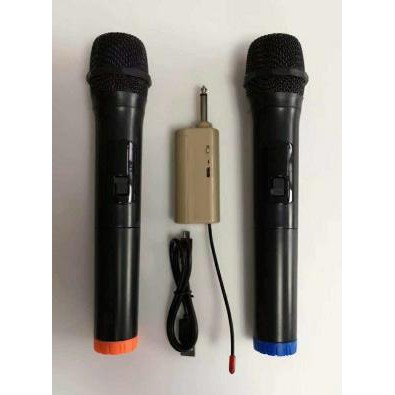 Bộ 2 Micro không dây cho loa kéo / amply sóng UHF cho loa kéo