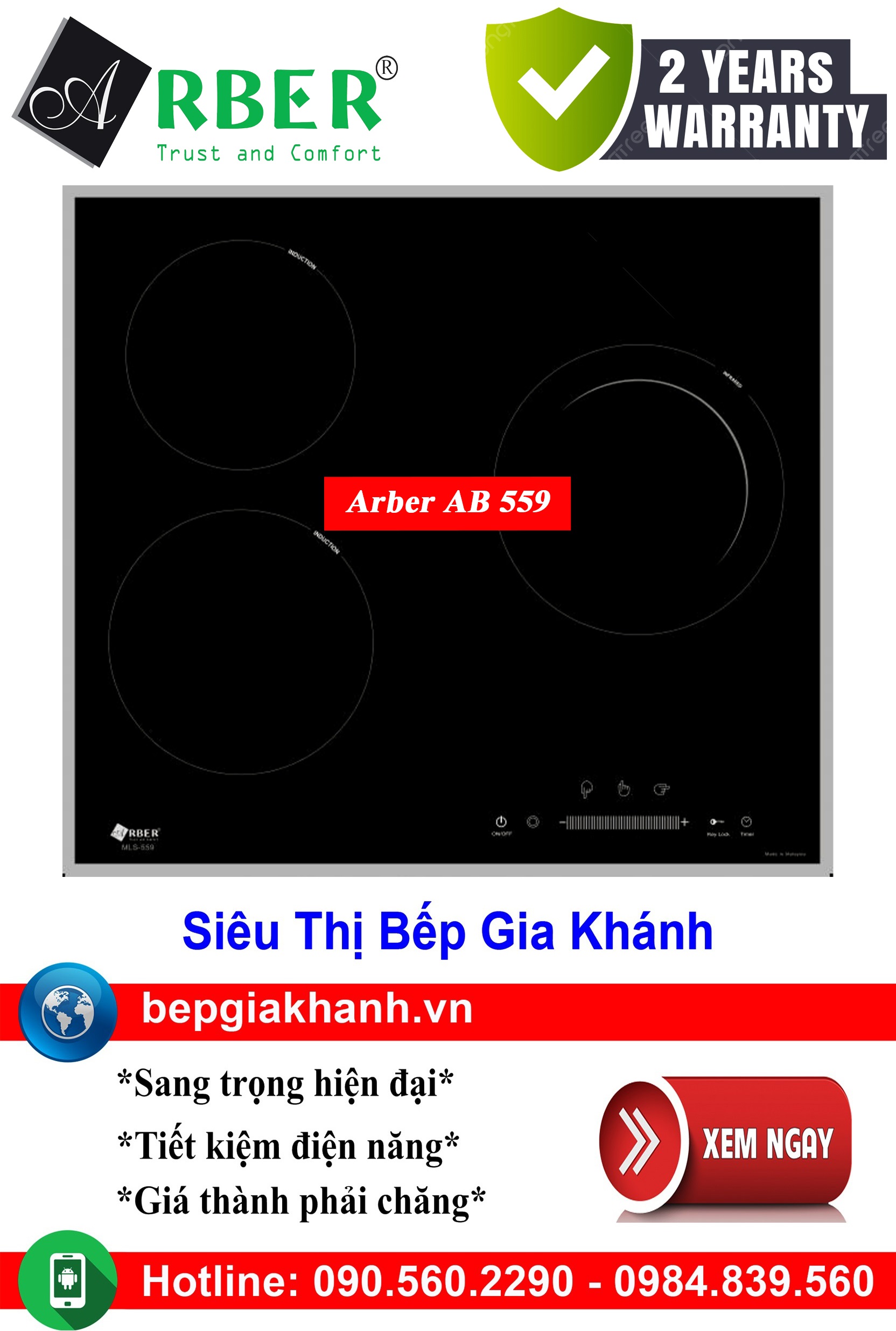 [HCM]Bếp từ kết hợp hồng ngoại Arber AB 559, bếp điện từ, bếp điện từ đôi âm, bếp điện từ đôi, bếp điện từ đôi đức, bếp điện từ đôi nhật, bếp điện từ giá rẻ