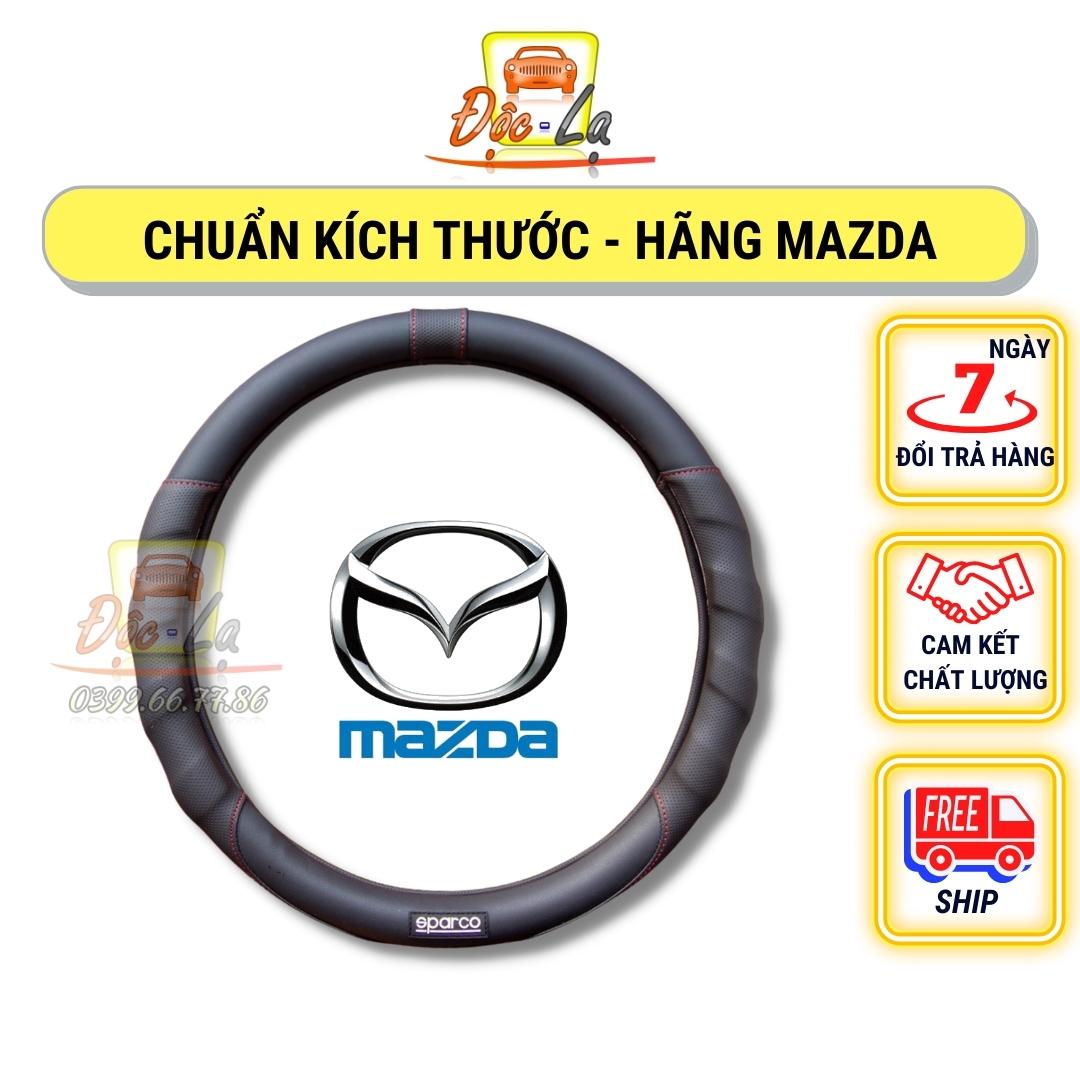 Bọc vô lăng MAZDA 2, Mazda 3, Mazda 6, CX5, CX8, BT50 chuẩn kích thước hãng