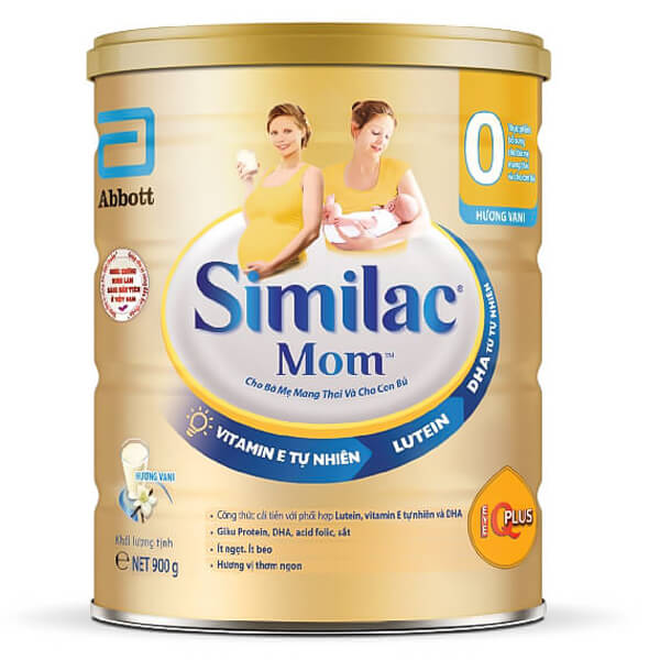 Sữa Bột Abbott Similac Mom hương Vani 900g