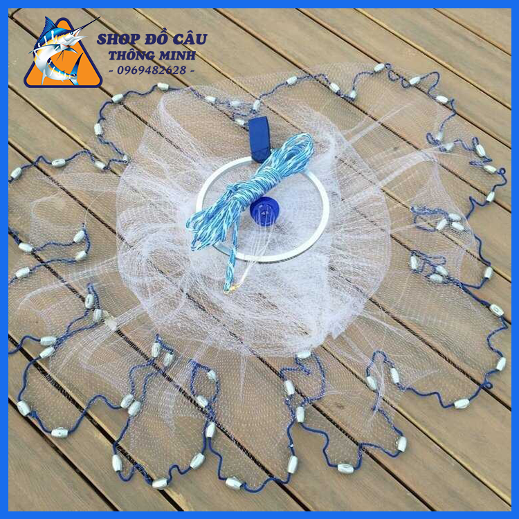 Chài Bắt Cá Rút Cước Đĩa Bay Nhỏ, Chài Cước, Chài cước Thái lan giá rẻ cao cấp, chất liệu cao cấp , Độ Bền cao ( Shop Đồ Câu Thông Minh )