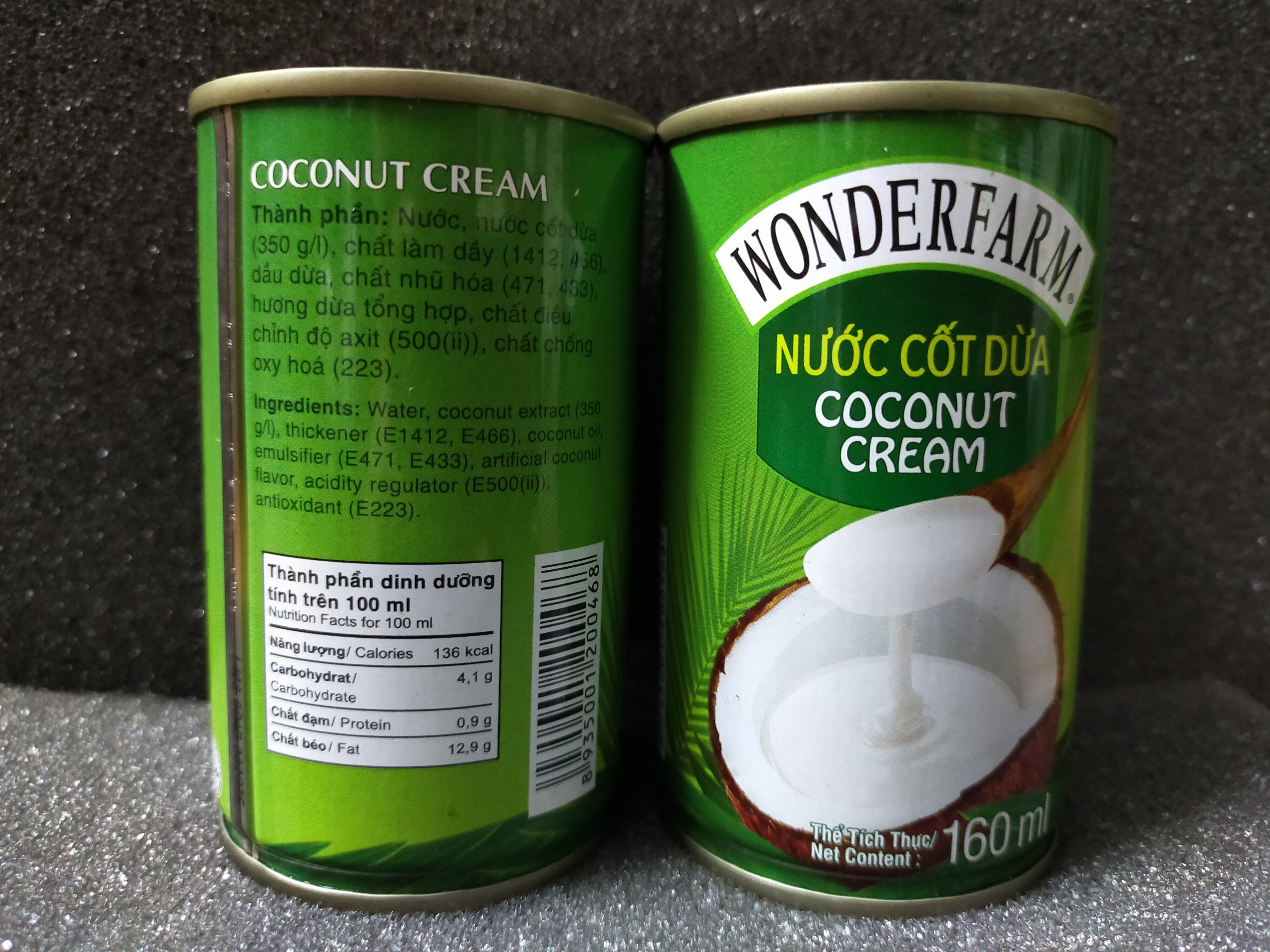 Nước cốt dừa Wonderfarm NGON1 (lọ nhỏ 160ml) tiện dụng