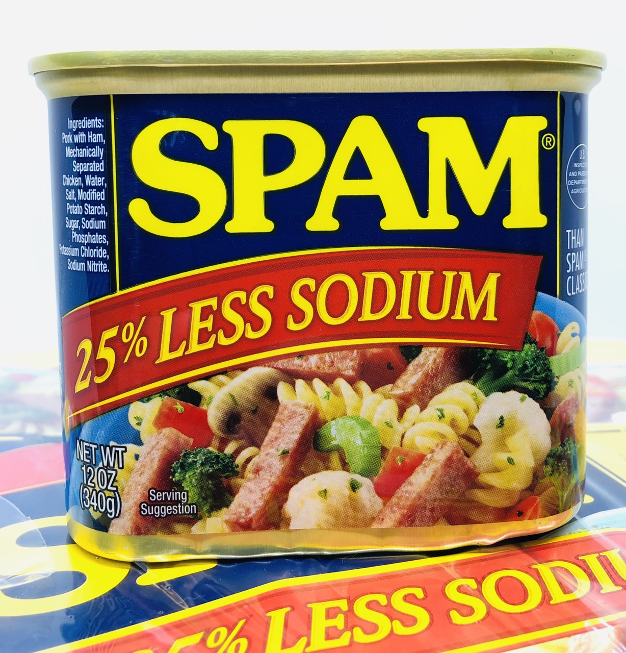 Thịt hộp spam 25% less sodium 340g của mỹ