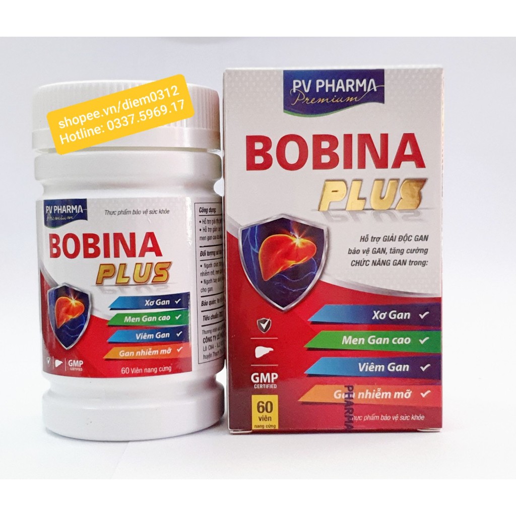 Bobina plus - hổ trợ giải độc gan - men gan cao