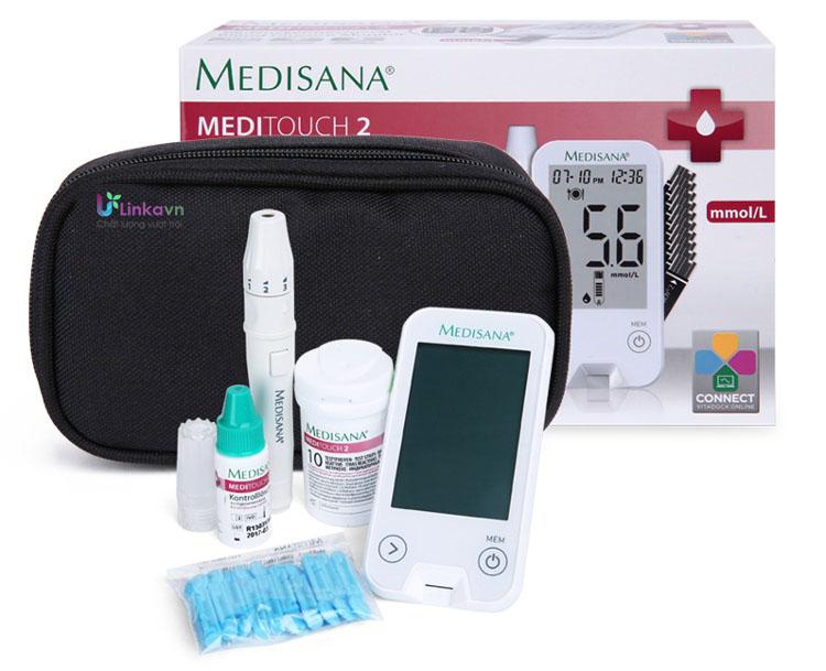 Máy đo đường huyết medisana meditouch 2 – nhập khẩu chlb đức – cho kết quả đo chính xác tới 99%