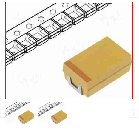 [HCM]Tụ 68UF 20V Dán T491D686K020AT 7.3x4.3mm