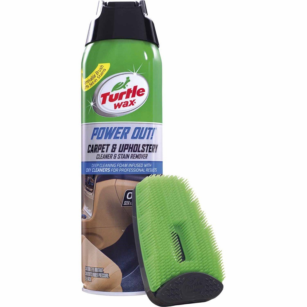 Chai Xịt Giặt Nệm Khử Mùi, Diệt Khuẩn Turtle wax POWER OUT! UPHOLSTERY 510g
