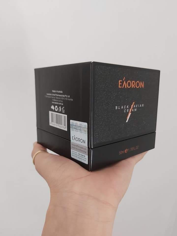 Kem dưỡng da trứng cá đen eaoron black kaviar cream hàng xách tay chuẩn úc 50 ml