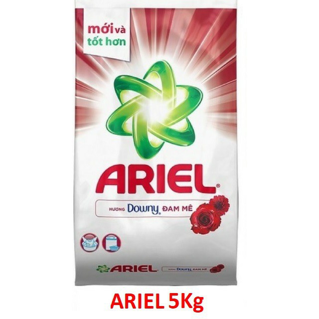 Bột giặt Ariel 5kg Hương đam mê