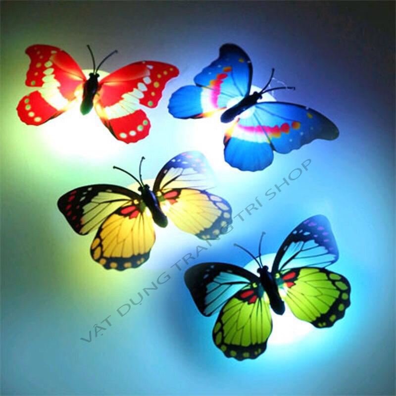 Đèn led dán tường hình con bướm trang trí phòng ngủ