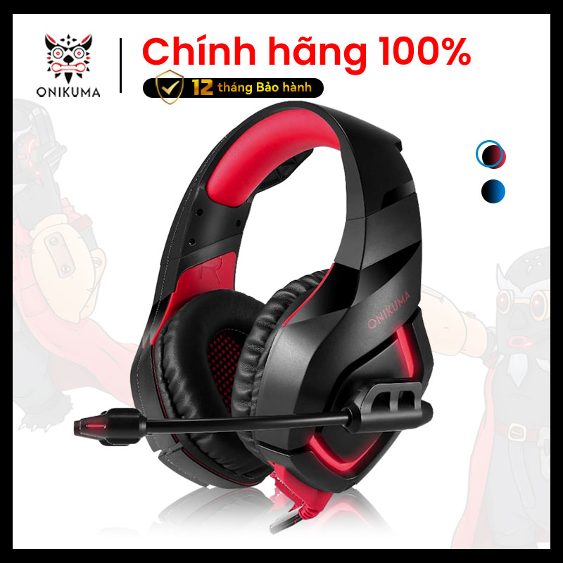 Tai nghe Chơi game Chụp tai Có dây ONIKUMA K1 Có Mic RGB LED Tay nghe Headphone Gaming Máy tính Xách tay PC Laptop