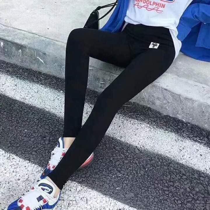 Quần legging mèo lót lông mềm mịn dày dặn, thời trang 1993