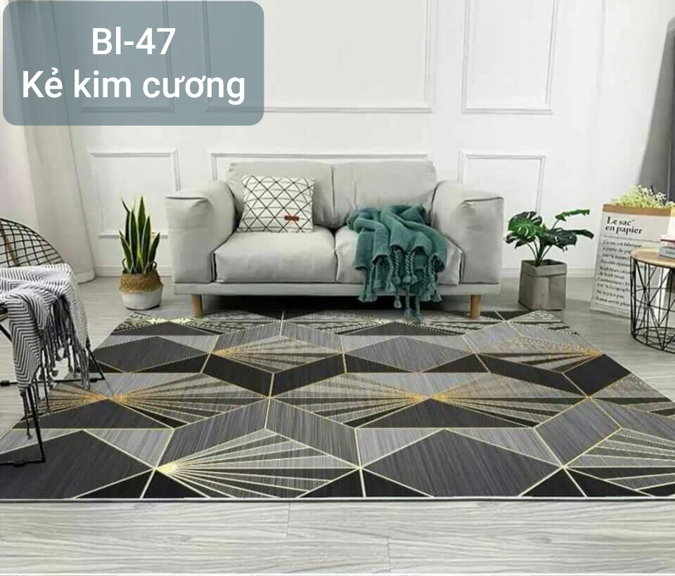 Thảm trải sàn mẫu kẻ 2x3m 160520