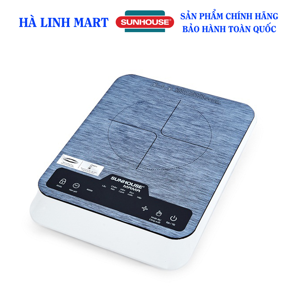 Bếp từ cảm ứng Sunhouse Mama SHD6858 - Công suất 2000W ,Bếp từ đơn ăn lẩu tặng nồi lẩu, Bảo hành 24 tháng