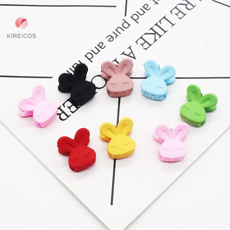Hộp 20 chiếc kẹp gấp mái cao cấp nhiều màu hình hoa size vừa cho bé