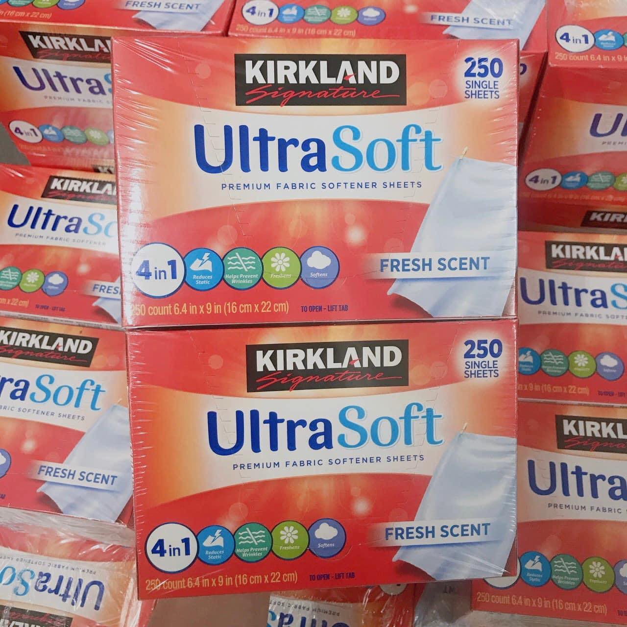 [HCM]Giấy thơm quần áo của Mỹ Kirkland Ultra soft loại 250 tờ( mẫu mới2 hộp)