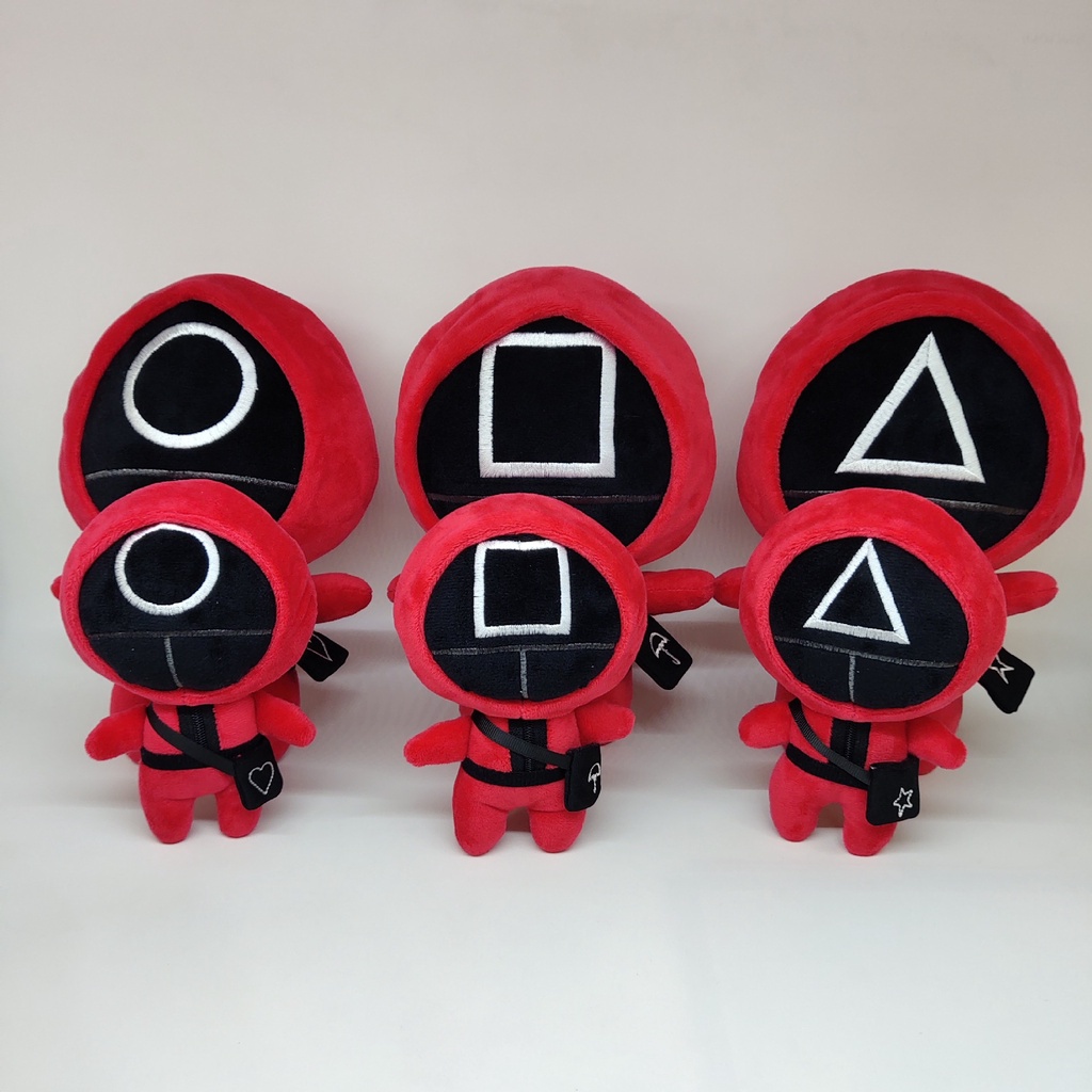 Gấu Bông Lính Gác Phim Trò Chơi Con Mực Squid Game (28Cm-->50cm) chất vải miniso mềm mịn hàng loại 1