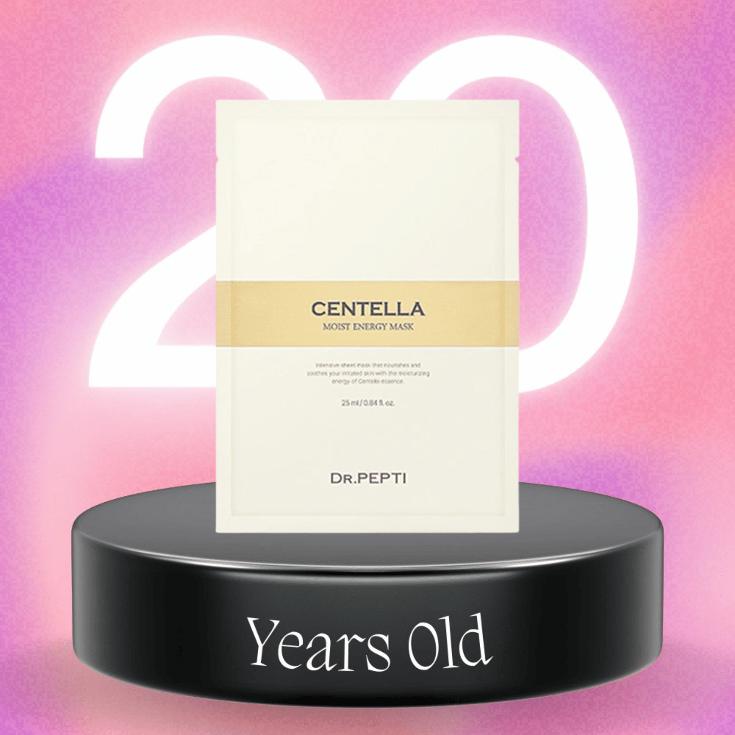Mặt nạ cấp ẩm dr. pepti centella moist energy mask - lẻ 1 miếng