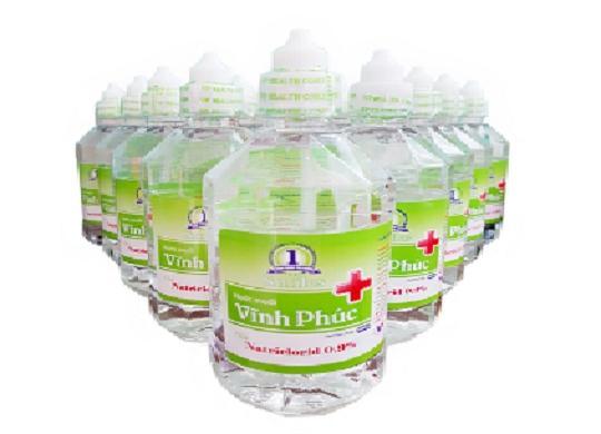 Thùng 20 chai nước muối sinh lý Vĩnh Phúc 500ml