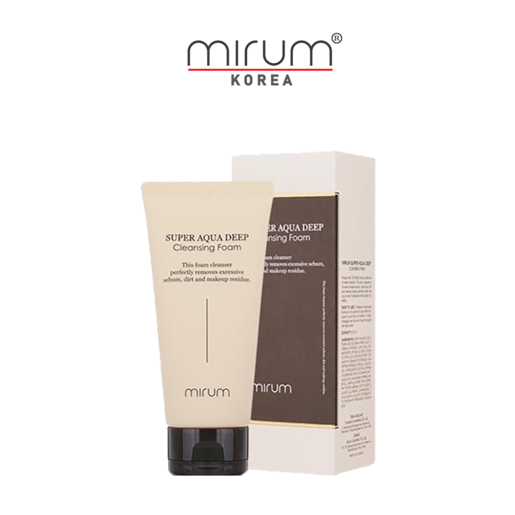 Sữa rửa mặt mirum tạo bọt làm sạch và giữ ẩm 120ml