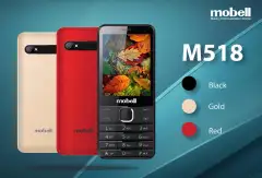 Điện thoại Mobell M518 Màn hình 2.8inch 2 sim 2 sóng, camera, Bluetooth ( Bảo hành 12 tháng)