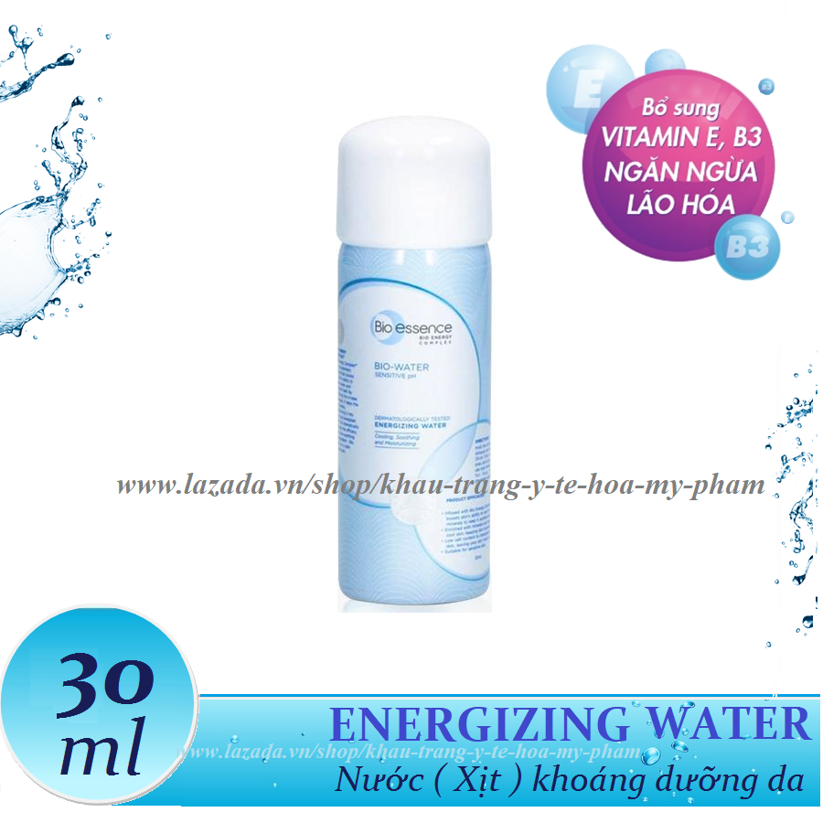 [HCM][Gift] Bio-essence - Nước xịt khoáng dưỡng da Energizing Water 30 ml
