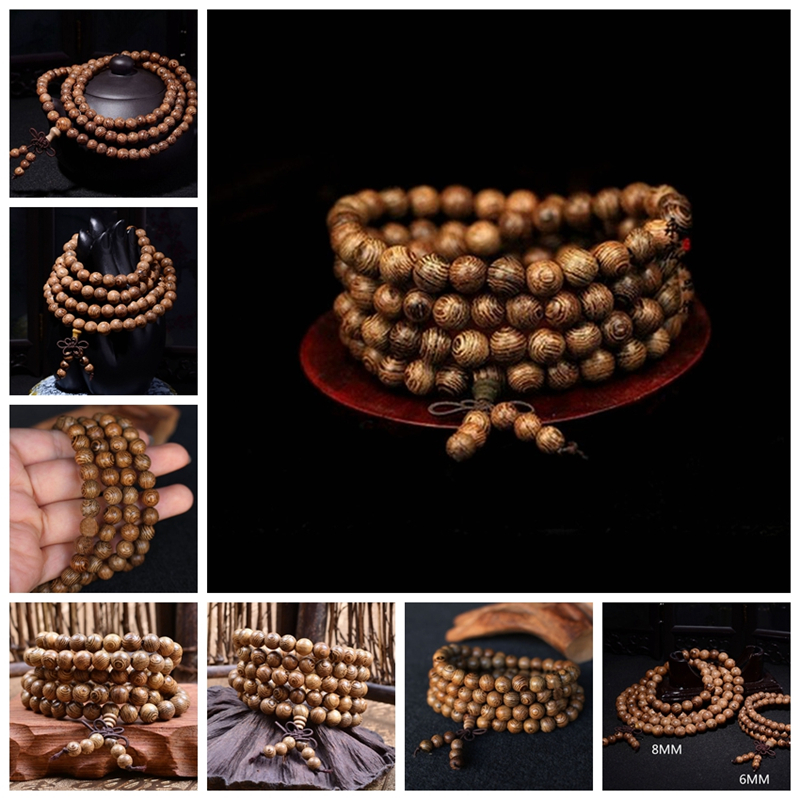 Chic 108 gỗ beads đức phật cầu nguyện cho vòng tay vòng tay vòng cổ ngọc trai ngọc trai ngọc trai ngọc trai ngọc trai ngọc trai