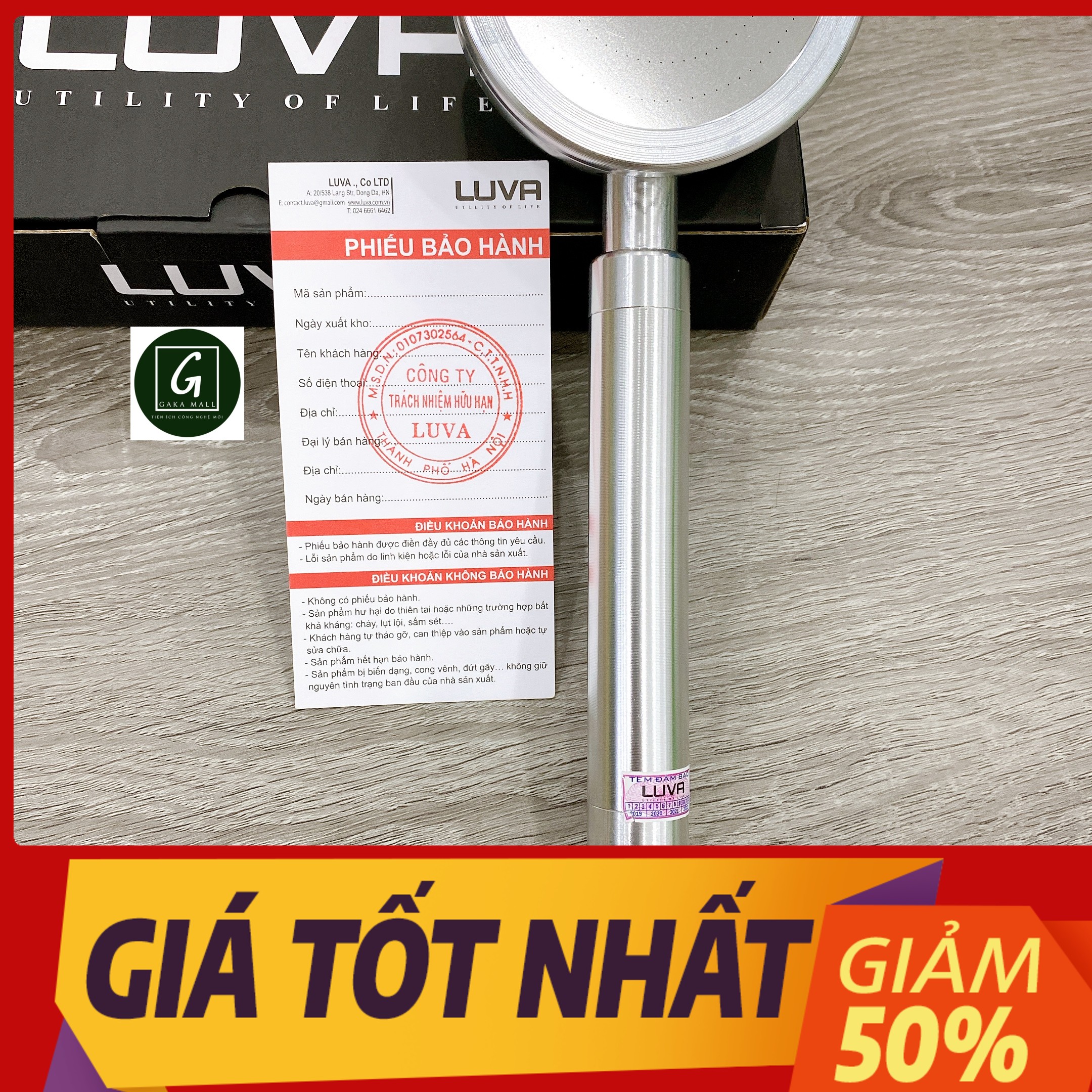 Vòi sen tắm, bát sen tăng áp luva vs3, bh 1 năm, đổi lỗi 30 ngày, tăng áp lực nước siêu mạnh, nhôm đúc cao cấp, lõi đồng
