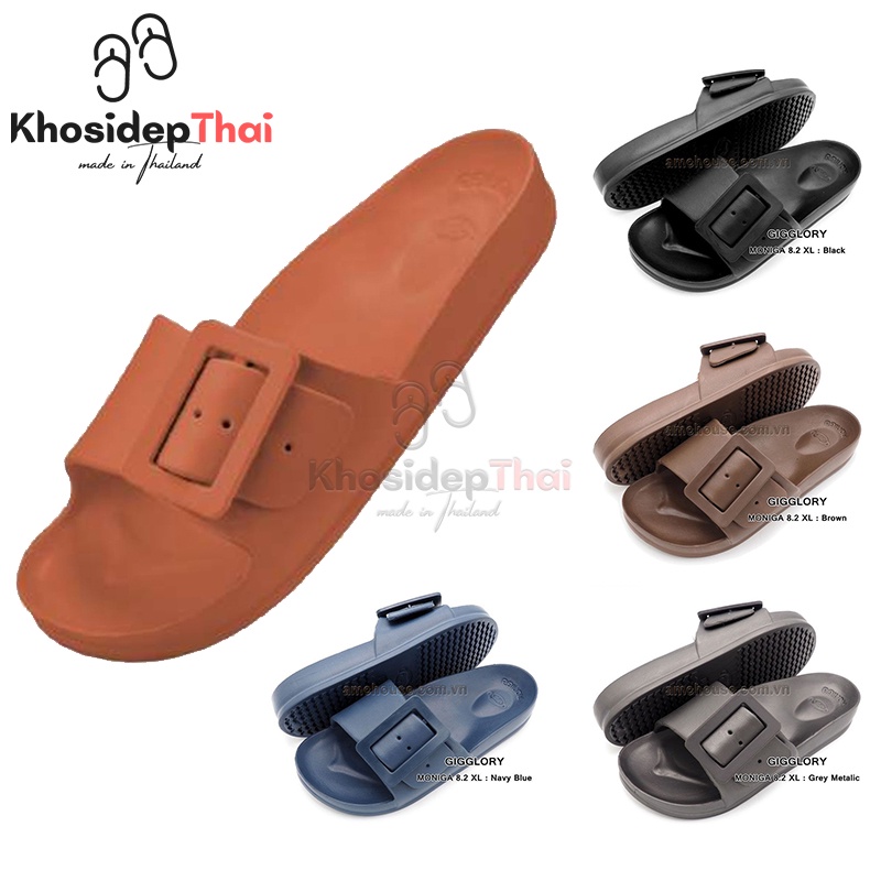 Dép thái nhập khẩu dép đi mưa nhựa đúc monobo - moniga 8.2