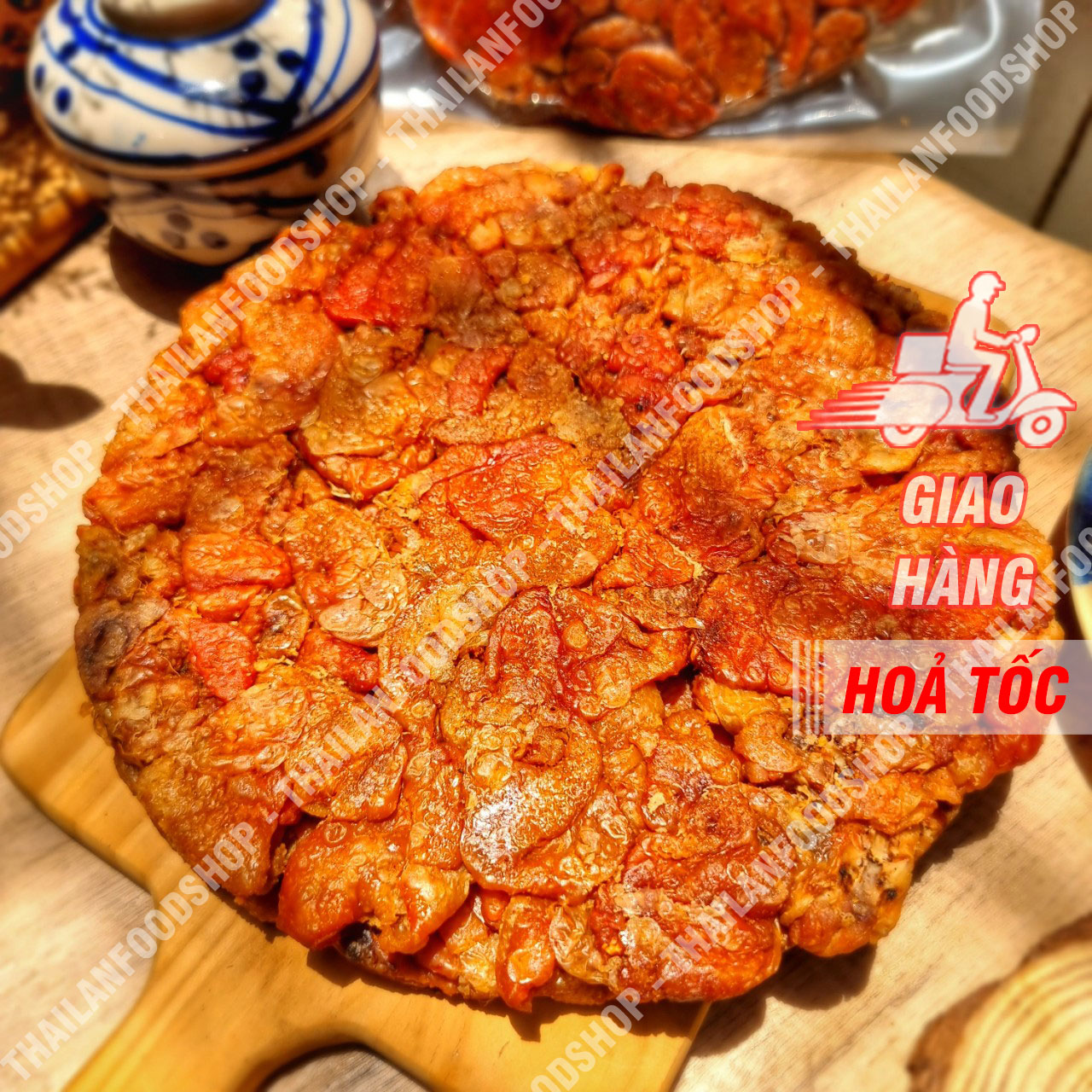Bánh tóp mỡ gà siêu giòn túi hck 500gr - 550gr