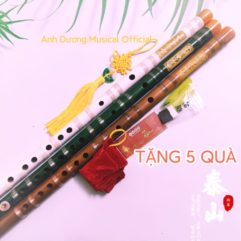 Sáo dizi nạm ngọc-Sáo Trúc Trung Hoa giá tốt tặng 5 quà
