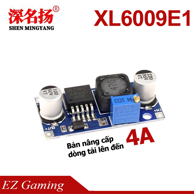 Module mạch tăng áp xl6009e1 dc sang dc dòng tải 4a phiên bản nâng cấp của lm2577 input 3-32v output 5-35v