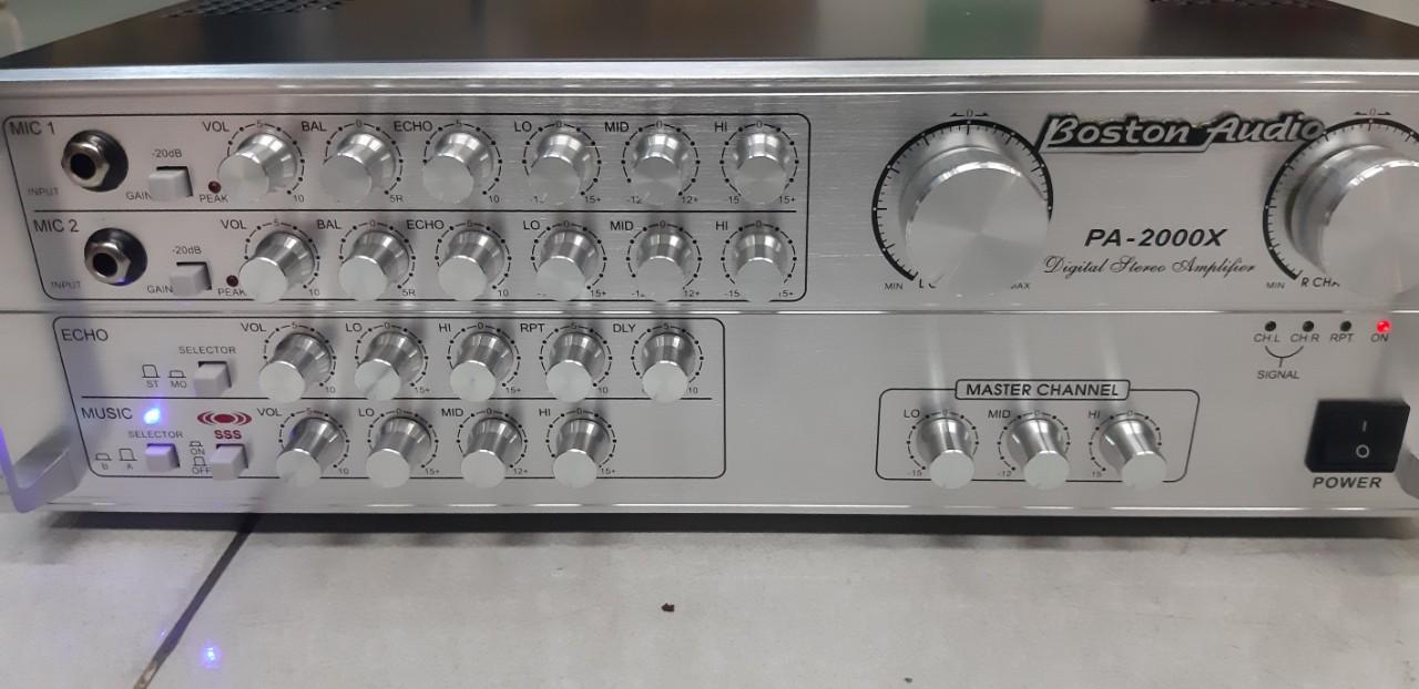 Amply Bluetooth Karaoke Boston Audio PA -2000x Trắng