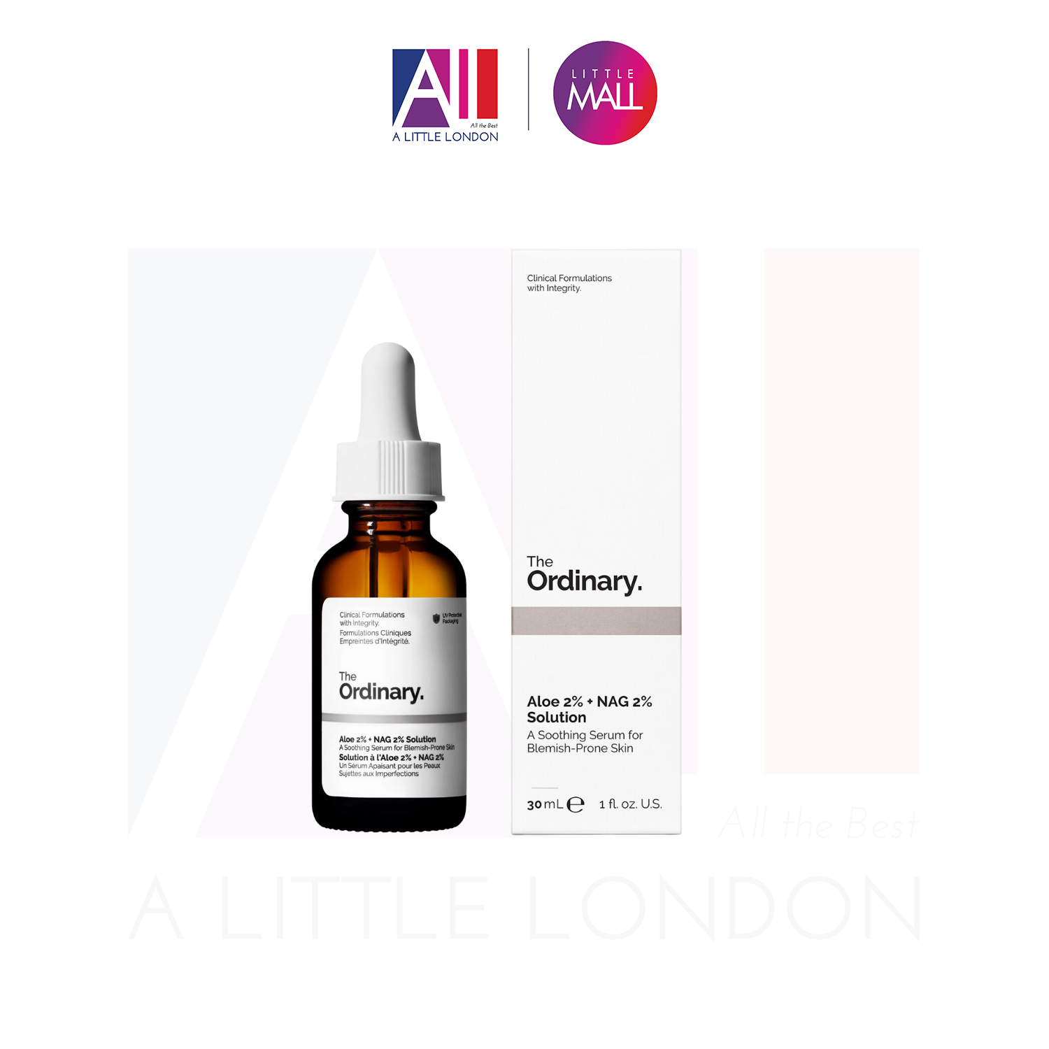 Tinh chất làm dịu da The Ordinary ALOE 2% + NAG 2% Solution 30ml (Bill Anh)